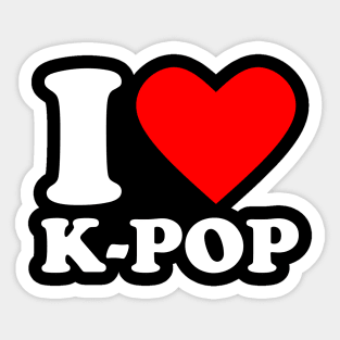 I Love K-Pop Sticker